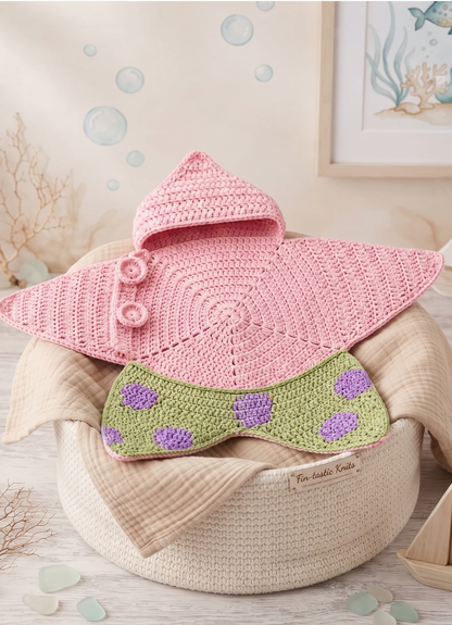 Baby starfish outfit.